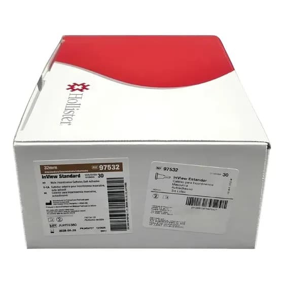 Catéter Colector Orina Hombre 32mm Hollister 1 Caja 30 Pzas